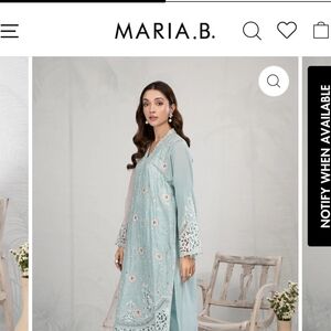 Maria B Pakistani Kameez Kurta Pants Kurti Mariab